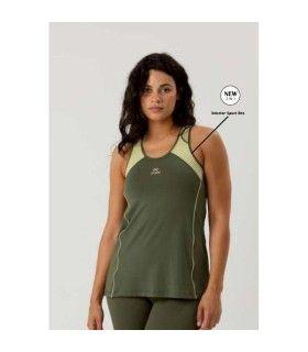 Camiseta DitchilTank Top Splash Verde Mujer