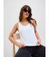 Camiseta Jack & Jones SL Tank Top JRS Blanco Mujer