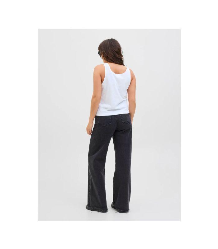 Camiseta Jack & Jones SL Tank Top JRS Blanco Mujer