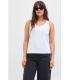 Camiseta Jack & Jones SL Tank Top JRS Blanco Mujer