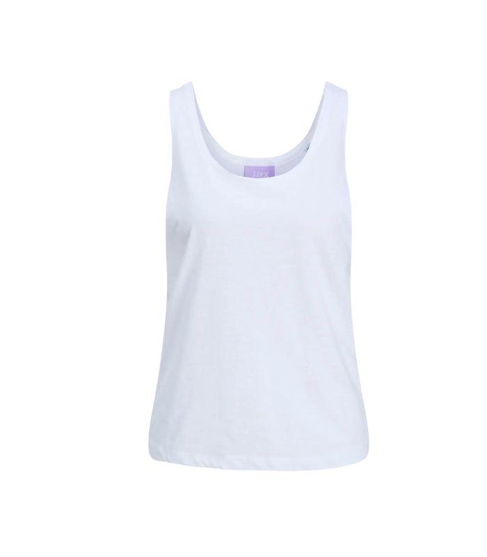 Camiseta Jack & Jones SL Tank Top JRS Blanco Mujer