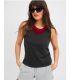 Camiseta Jack & Jones Jxcam SL Tank Top JRS Negro Mujer