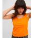 Camiseta Jack & Jones Jxcam SL Tank Top JRS Mujer Naranja