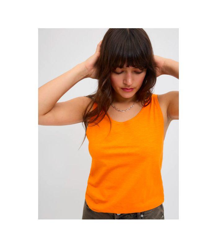 Camiseta Jack & Jones Jxcam SL Tank Top JRS Mujer Naranja