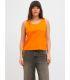 Camiseta Jack & Jones Jxcam SL Tank Top JRS Mujer Naranja