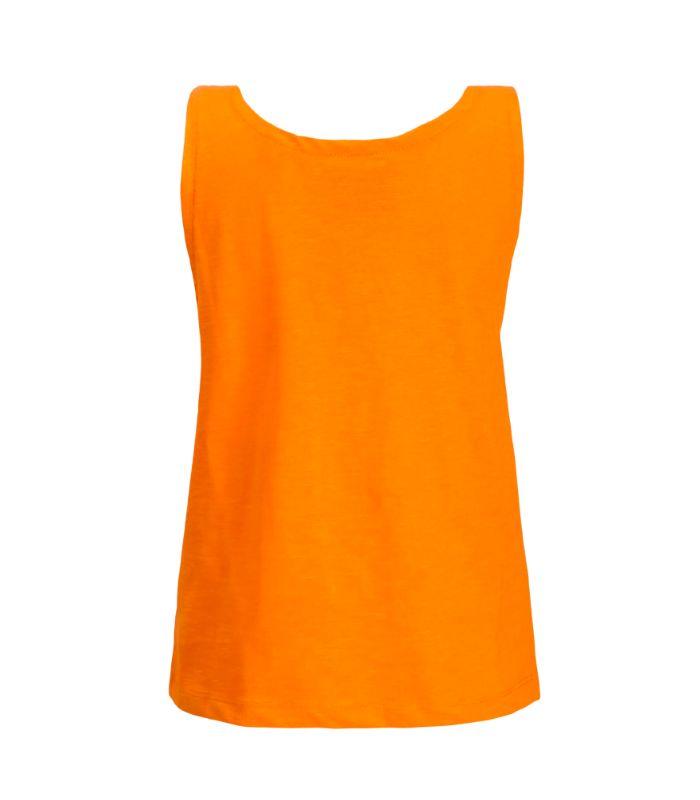 Camiseta Jack & Jones Jxcam SL Tank Top JRS Mujer Naranja