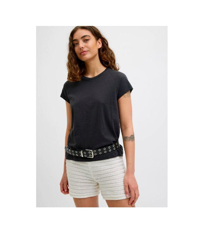 Camiseta Jack & Jones JXcam SS Raglan Tee JRS Mujer Negro