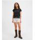 Camiseta Jack & Jones JXcam SS Raglan Tee JRS Mujer Negro