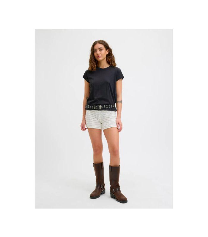 Camiseta Jack & Jones JXcam SS Raglan Tee JRS Mujer Negro