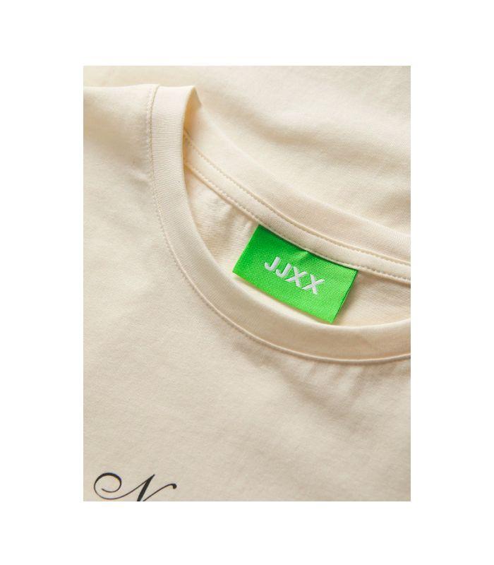 Camiseta Jack & Jones JXluna Reg Fit SS Tee JRS Vanilla Ice/New York Mujer