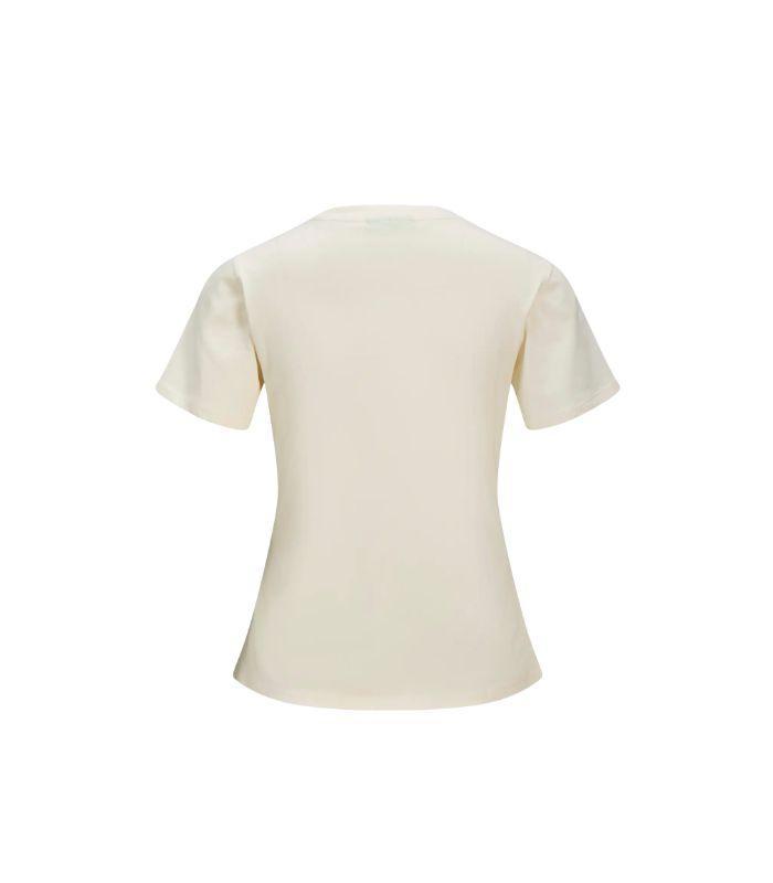 Camiseta Jack & Jones JXluna Reg Fit SS Tee JRS Vanilla Ice/New York Mujer