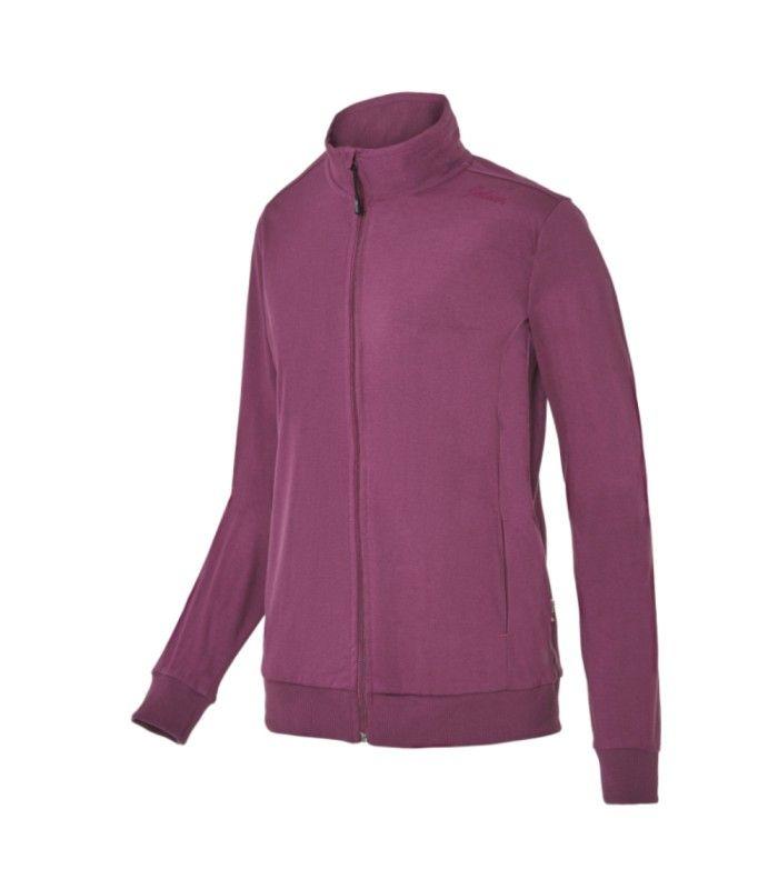 Sudadera Joluvi Aure Mujer Orquidea Oscuro Cremallera