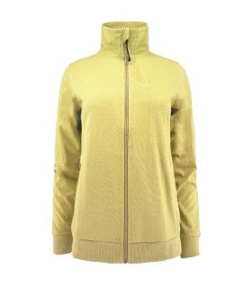 Sudadera Joluvi Aure Mujer Amarillo Cremallera