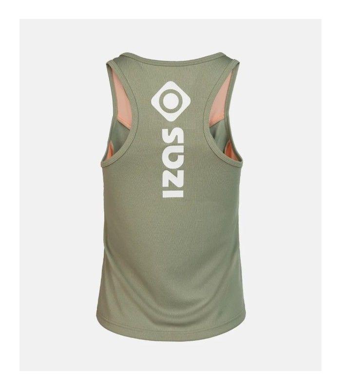 Camiseta Izas Parma Light Caki /Peach Mujer
