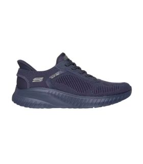 Zapatilla Skechers Bobs Squad Chaos Current Muse Dark Navy Mujer
