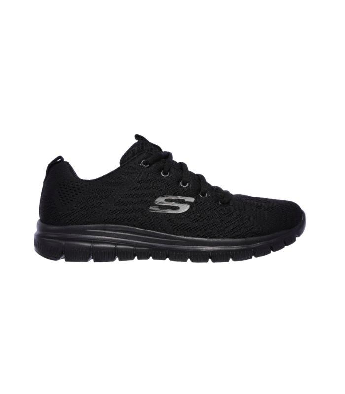 Zapatilla Skechers Graceful Get Connected Negro Mujer