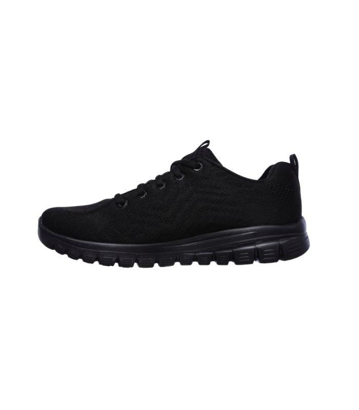 Zapatilla Skechers Graceful Get Connected Negro Mujer