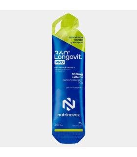 Nutrinovex Longovit 360 Pro 100MG De Cafeina Manzana Verde