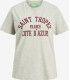 Camiseta Jack & Jones Jxmerle Reg SS Tee JRS Mujer Light Grey