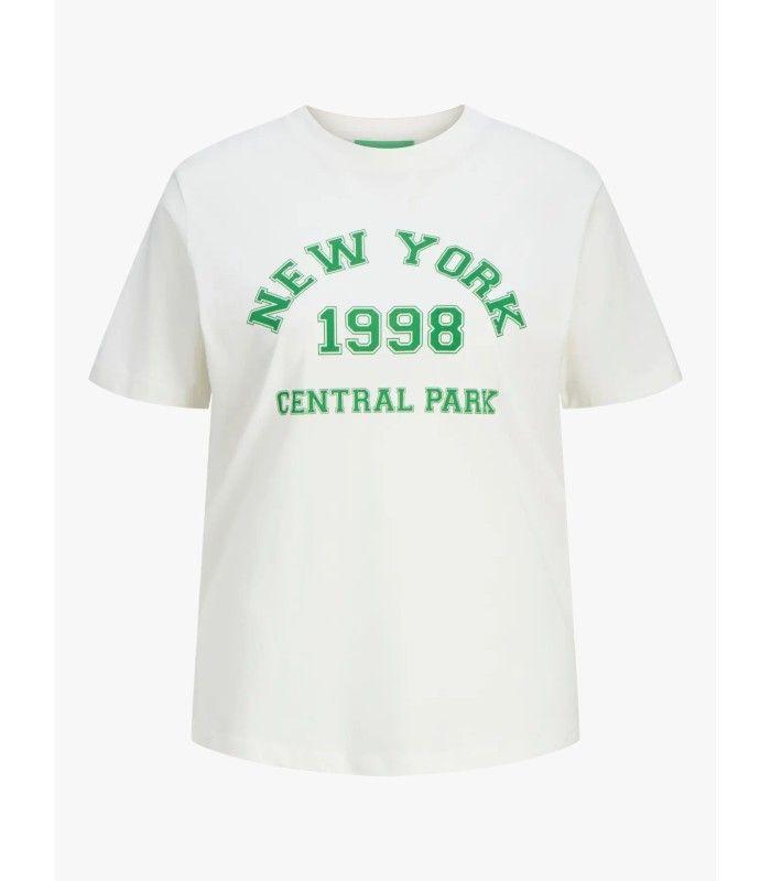Camiseta Jack & Jones Jxmerle Reg SS Tee JRS Beige Verde Mujer