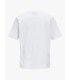 Camiseta Jack & Jones Jxannie Reg Vneck SS Tee JRS Noos Blanco Mujer