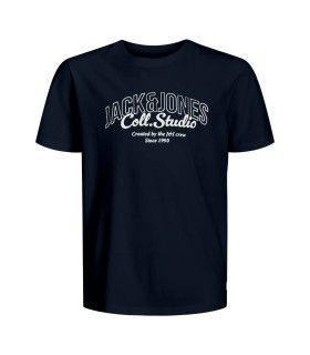 Camiseta Jack & Jones JJMakoto Tee SS Crew Neck Junior Azul Marino