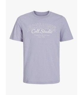Camiseta Jack & Jones JJMakoto Tee SS Crew Neck Junior Morado