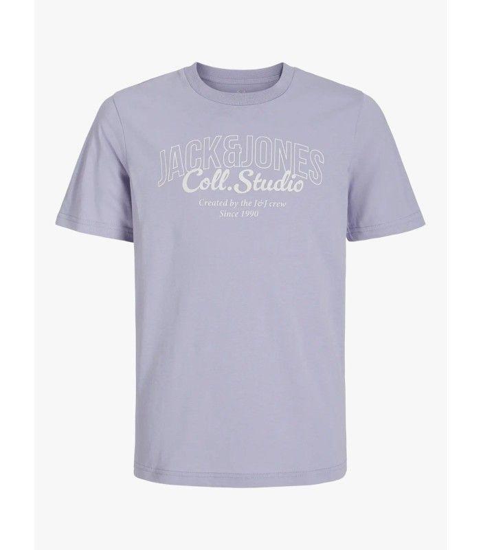 Camiseta Jack & Jones JJMakoto Tee SS Crew Neck Junior Morado