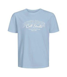 Camiseta Jack & Jones JJMakoto Tee SS Crew Neck Junior Celeste