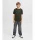 Camiseta Jack & Jones JJecorp Logo Tee SS O-Neck Noos Junior Verde