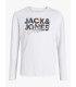 Camiseta Jack & Jones JJGeplas Tee LS Crew Neck Junior Blanco