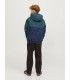 Chaqueta Jack & Jones JJerush Blocking Hood Bomber Noos Junior Verde/Azul