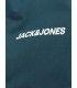 Chaqueta Jack & Jones JJerush Blocking Hood Bomber Noos Junior Verde/Azul