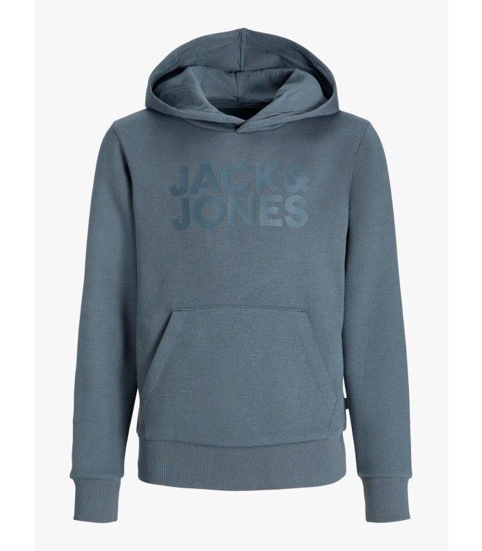 Sudadera Jack & Jones JJecorp Logo Sweat Hood Noos Junior Stormy Tonal