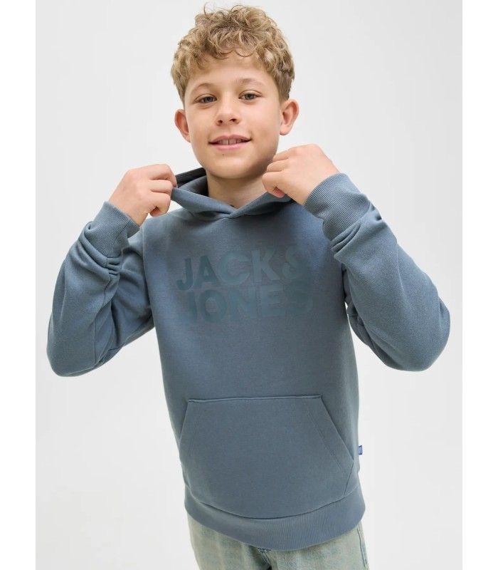 Sudadera Jack & Jones JJecorp Logo Sweat Hood Noos Junior Stormy Tonal