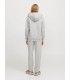 Sudadera Jack & Jones JXabbie RLX LS Every Zip Hood SWT Noos Mujer Gris Cremallera