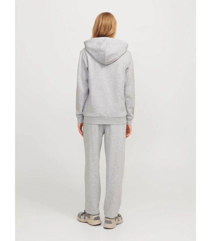 Sudadera Jack & Jones JXabbie RLX LS Every Zip Hood SWT Noos Mujer Gris Cremallera