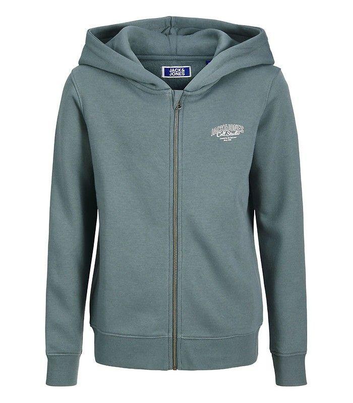 Sudadera Jack & Jones JJMakoto Sweat Zip Hood Junior Stormy