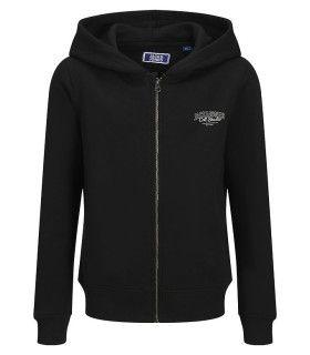 Sudadera Jack & Jones JJMakoto Sweat Zip Hood Junior Negro