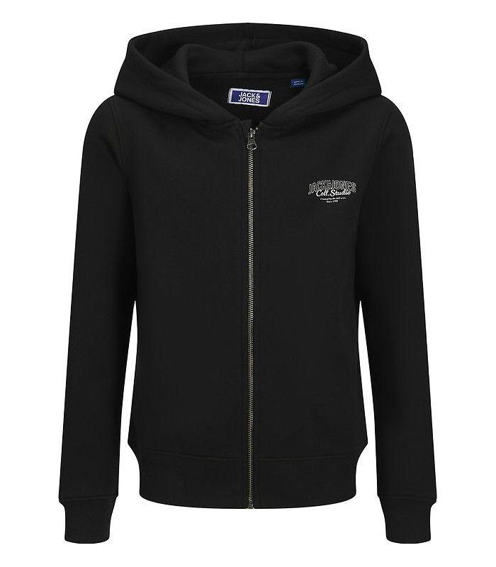 Sudadera Jack & Jones JJMakoto Sweat Zip Hood Junior Negro