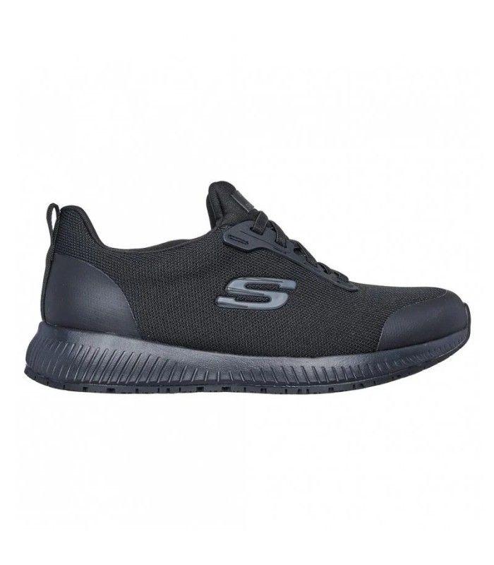 Zapatilla Skechers Squad SR Negro Mujer Slip Resistant Sole