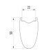 Ruedas Miche SWR EVO 50 Carbon Tubeless Centerlock - Juego