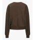 Sudadera Jack & Jones JXMerle RLX Short LS Crew SWT LN Marron Mujer