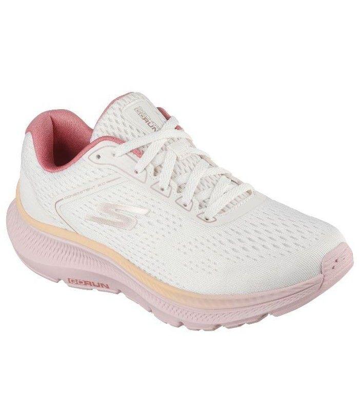Zapatilla Skechers Go Run Consistent 2.0 Mile Marker Natural Pink Mujer