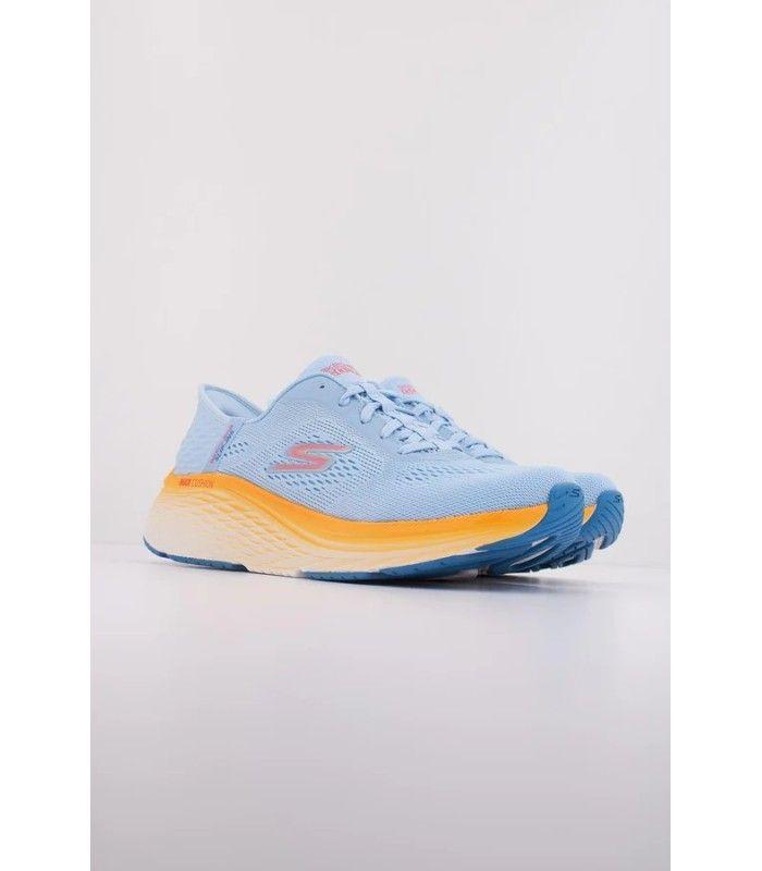 Zapatilla Skechers Max Cushioning Endeavour Blue/Orange Mujer