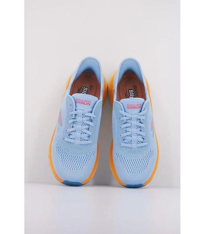 Zapatilla Skechers Max Cushioning Endeavour Blue/Orange Mujer