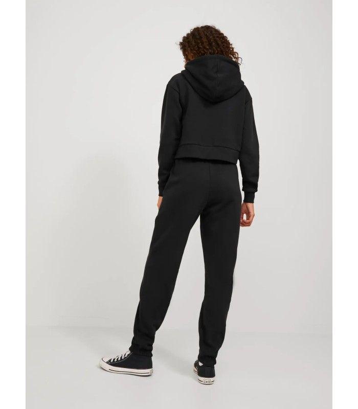 Pantalon Jack & Jones JXbbie RLX HW Every SWT Noos Con Puño Negro Mujer