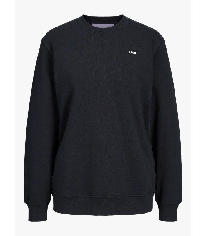 Sudadera jack & Jones JXAbbie RLX LS Every Crew SWT Noos Negro Mujer