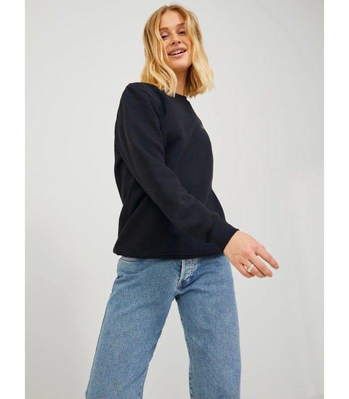 Sudadera jack & Jones JXAbbie RLX LS Every Crew SWT Noos Negro Mujer