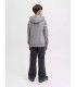 Sudadera Jack & Jones JJGeplas Sweat Hood Junior Gris